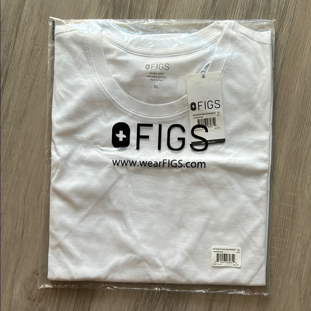 FIGS White T-Shirt